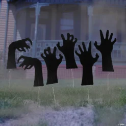 Zombie Hand Yard Stakes Halloween Decorations - 6 Pc.