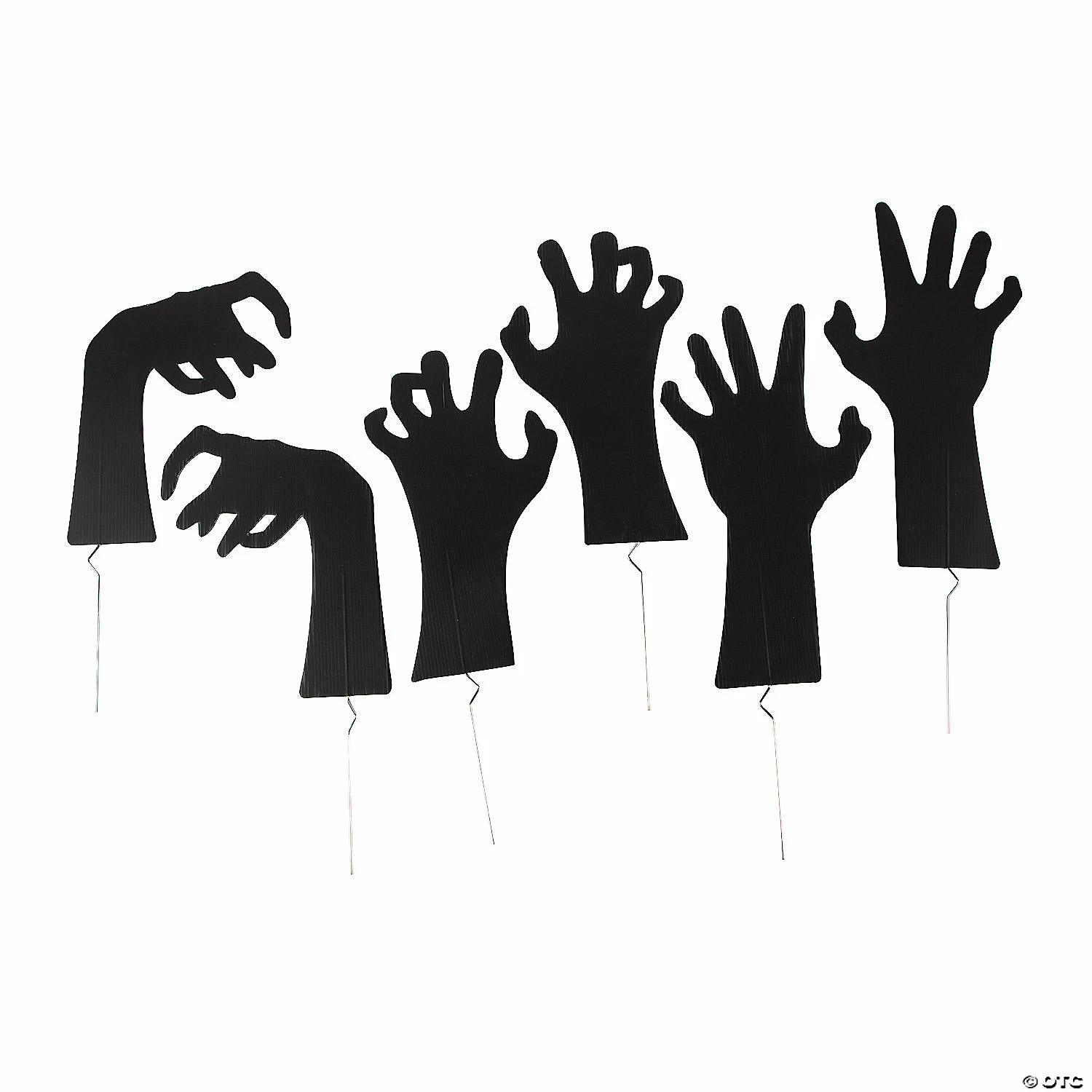 Zombie Hand Yard Stakes Halloween Decorations - 6 Pc. 2 Zombie Hand Yard Stakes Halloween Decorations - 6 Pc. - Image 2
