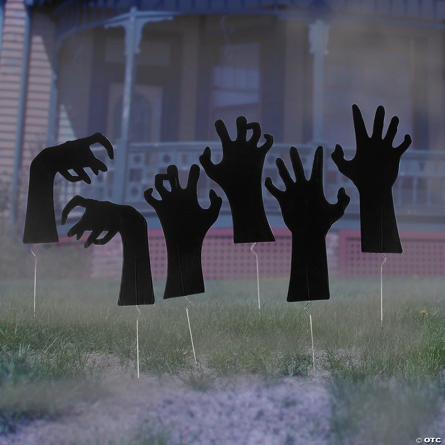 Zombie Hand Yard Stakes Halloween Decorations - 6 Pc. 1 Zombie Hand Yard Stakes Halloween Decorations - 6 Pc.